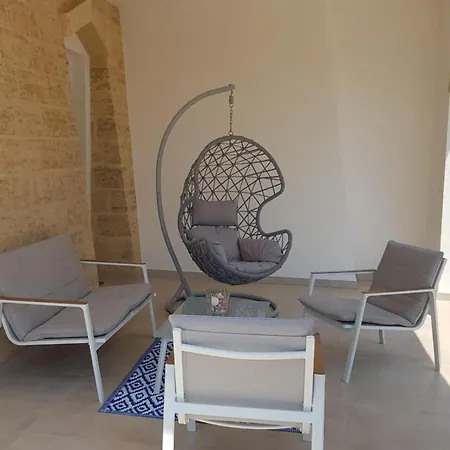 Pescoluse With Pool And Sea View - Happy Apartment Salve